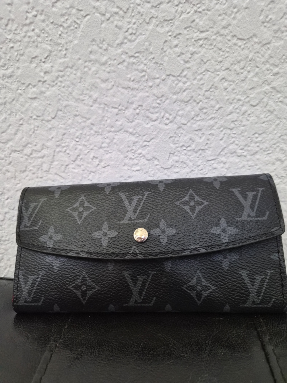 Louis Vuitton Black Monogram Continental Wallet